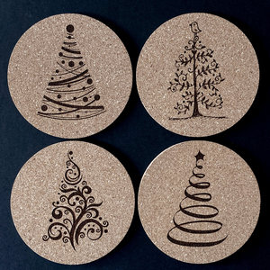 Christmas Tree Coasters