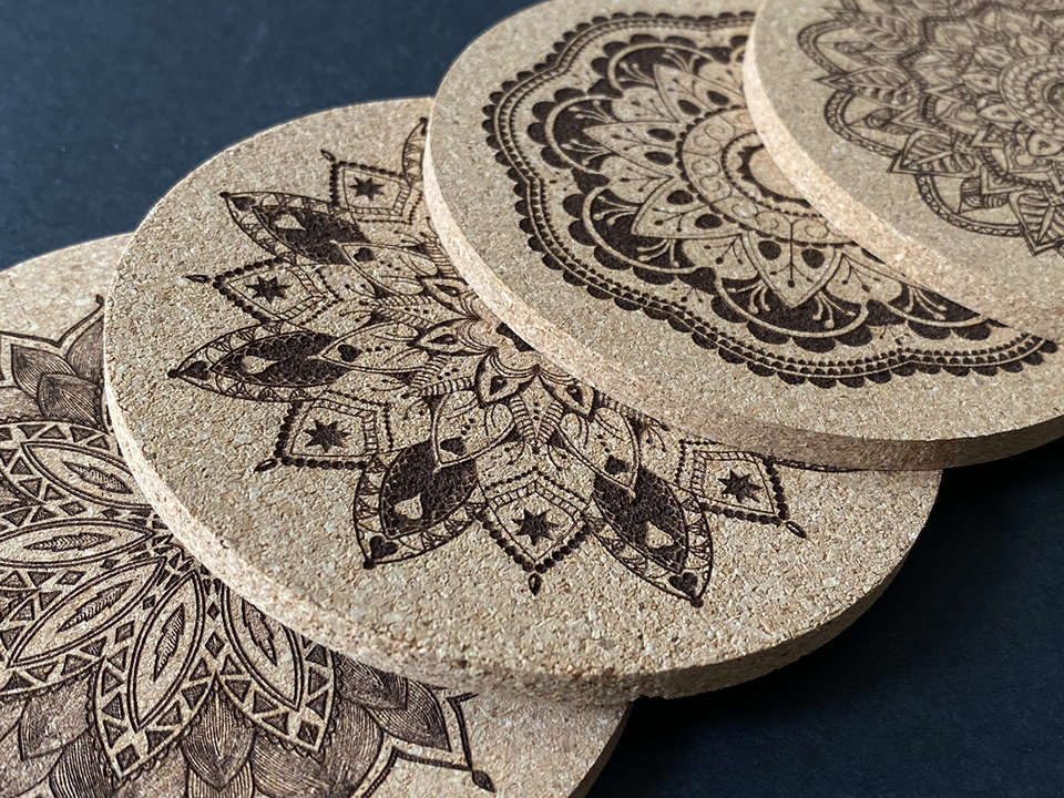 Mandala Coasters