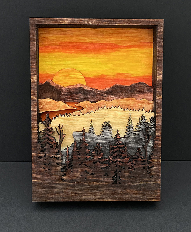 "River at Sunset"