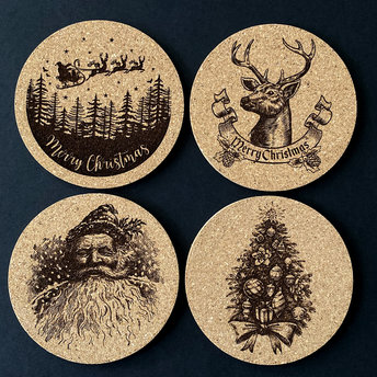 Vintage Christmas Coasters